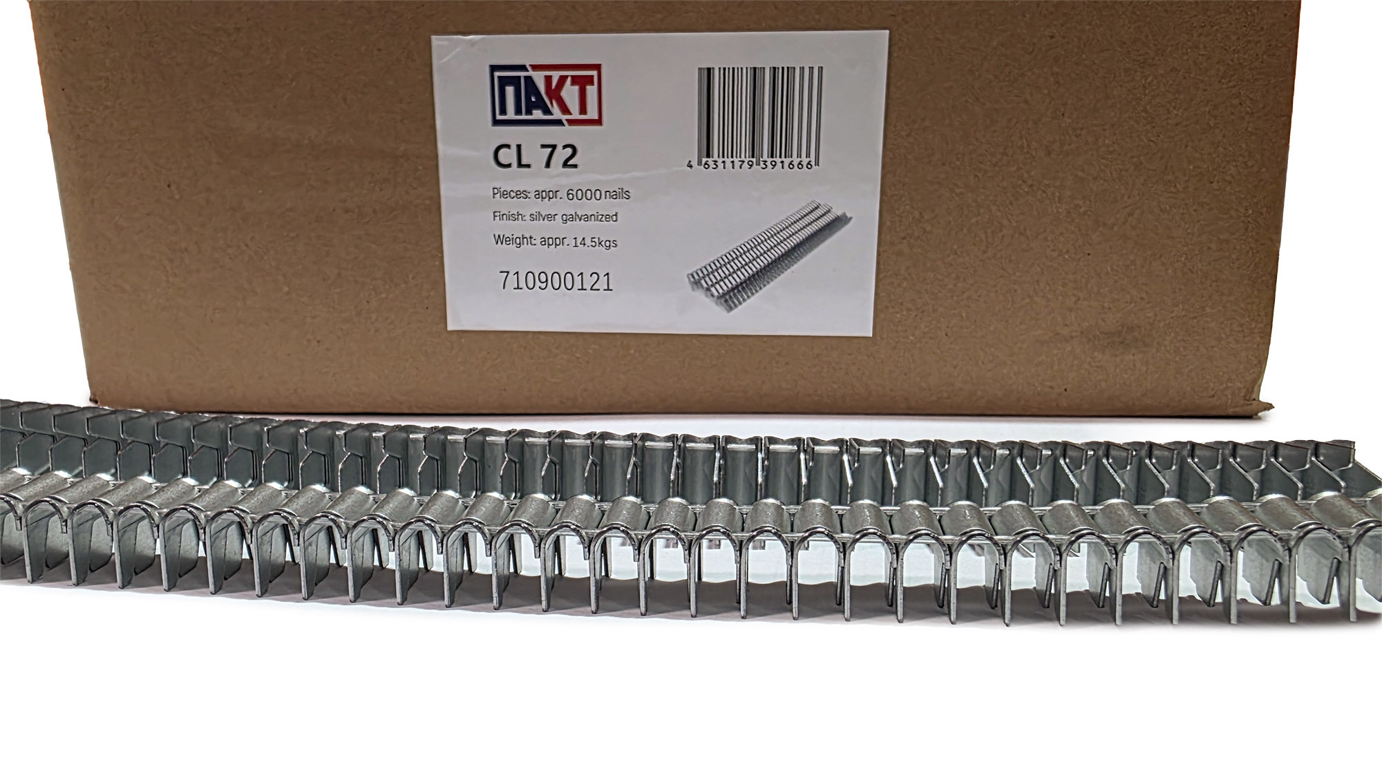 CL72 Clinch Clip (Gauge 0.8mm) (Glavanized Strip Type) CL72 Clinch Clip (Gauge 0.8mm) (Glavanized Strip Type)